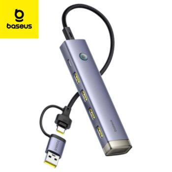 Baseus UltraJoy Series 4-Port HUB 10GBPS Data Transfer
