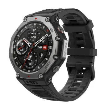 Amazfit T-Rex 3 Rugged GPS Smartwatch – Black