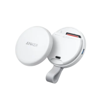 Anker MagGo USB-C Adapter with Portable Magnetic SD & TF Card Reader