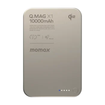 Momax Q.Mag X1 Qi2 Gen 2 Magnetic Wireless Power Bank 10000mAh