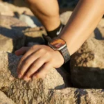 Pitaka-Dreamland-Chroma-Carbon-Watch-Band-for-iWatch-49-45-44mm-Stairs1