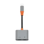 WiWU LT09 Lightning to Dual Lightning Audio Converter