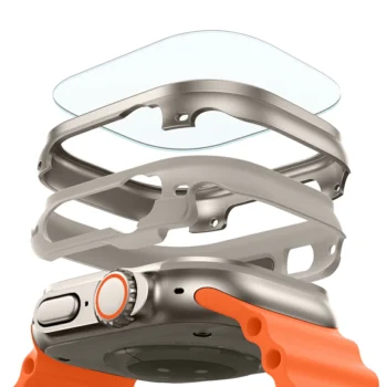 ESR Armorite Case for Apple Watch Ultra 3/2/1 (49mm) with 2 Pack Screen Protectors