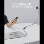 Anker-2-in-1-USB-C-to-USB-C-140W-Braided-Cable-4ft