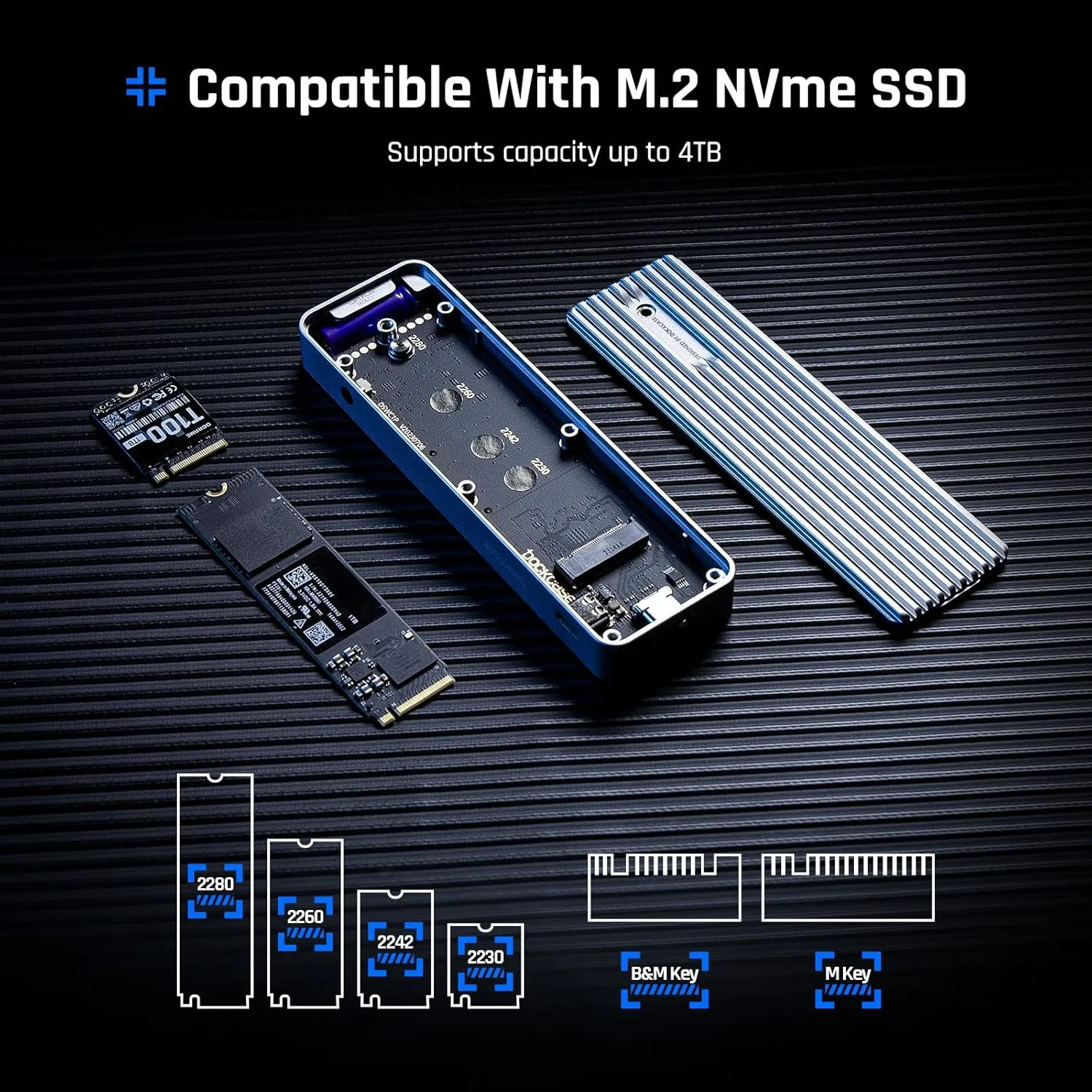 Dockcase-Explorer-Edition-Smart-M.2-NVMe-SSD-Enclosure-Pro-Glossy-Silver6