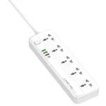 LDNIO-SC5415-Power-Strips-5-Way-Outlet-with-USB-Ports-Universal-Extension-Power-Socket