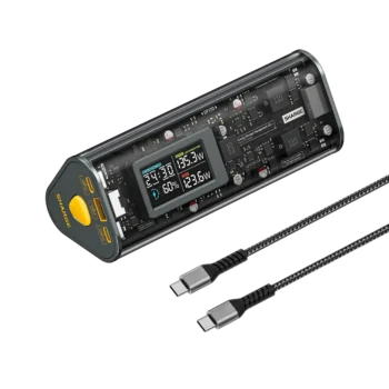 Shargeek 170 24000 mAh 170W Portable 3 Port Power Bank with USB-C to USB-C Cable