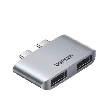 Ugreen 10913 Dual Type-C Male to Dual USB 3.1 Gen2 Female Ports 10Gbps Converter