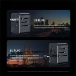 XDCH-072-65W-5-USB-Ports-Universal-Travel-Adapter-Black